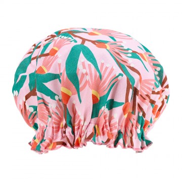 Shower Cap | Blossom Branches | Linen